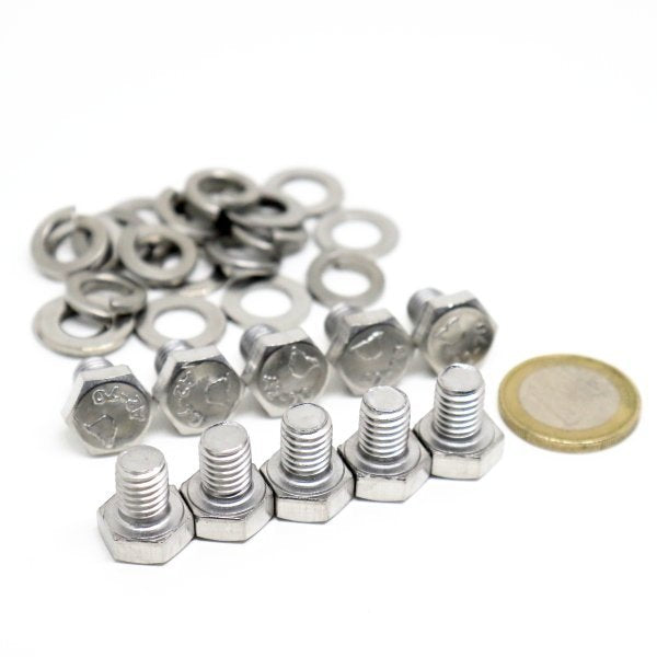 ELERIX Set of Bolts M8x10 short